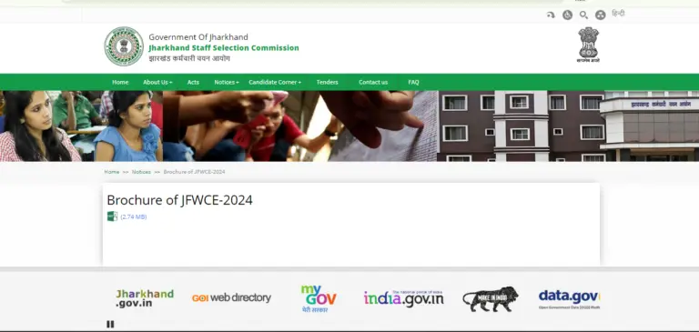 JSSC JFWCE Registration date, Process