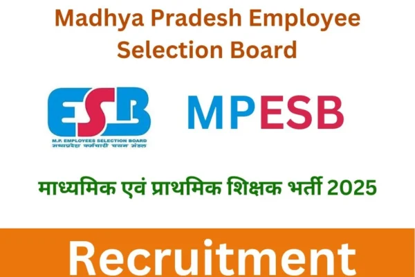 MPESB Teacher Recruitment 2025