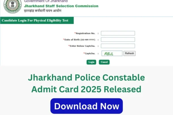 Jharkhand Police Constable Admit Card 2025 Released – Download Now