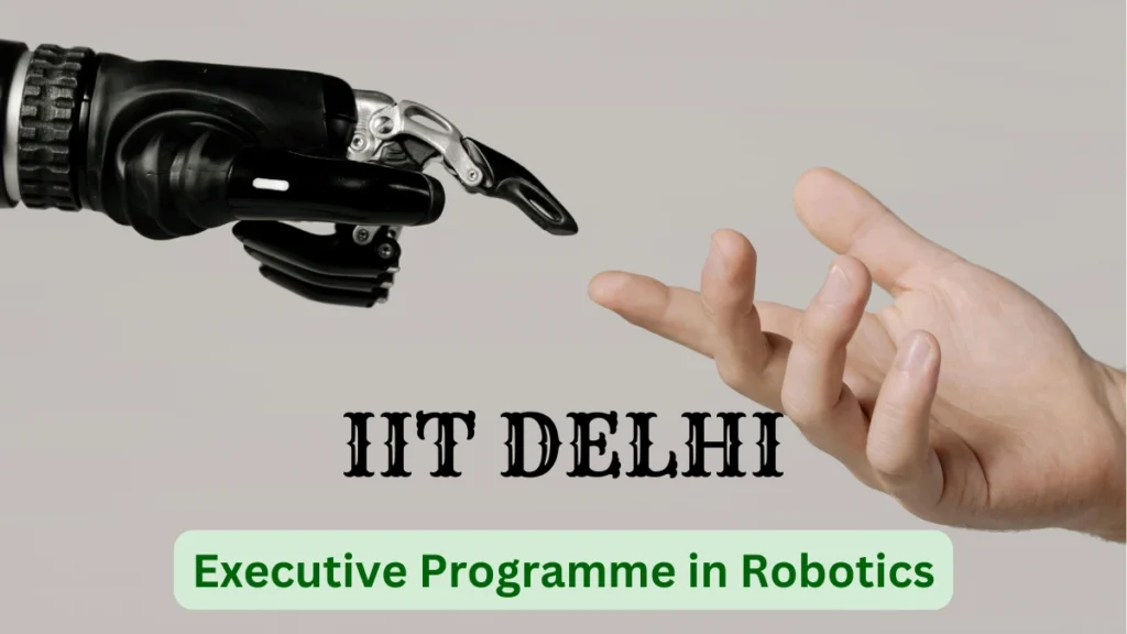 Executive Programme in Robotics,