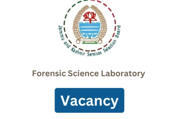 JKSSB Forensic Science Laboratory Recruitment 2025