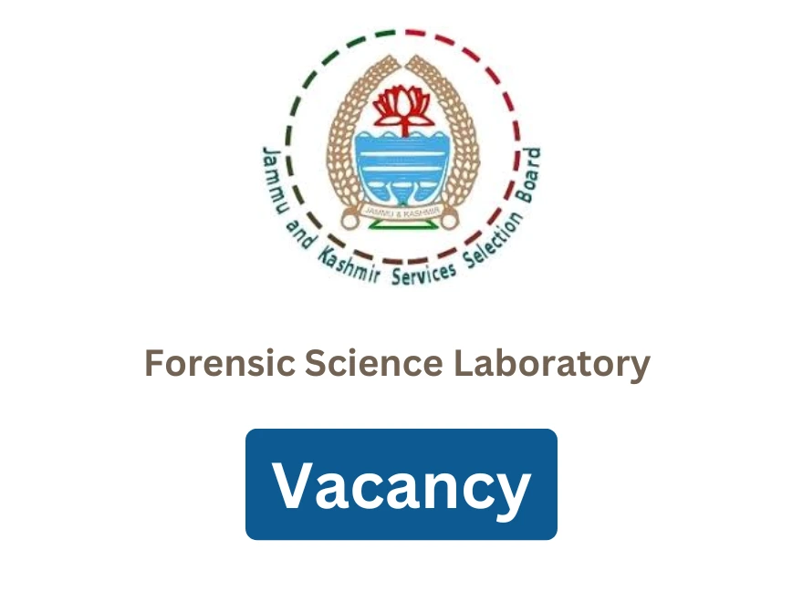 JKSSB Forensic Science Laboratory Recruitment 2025